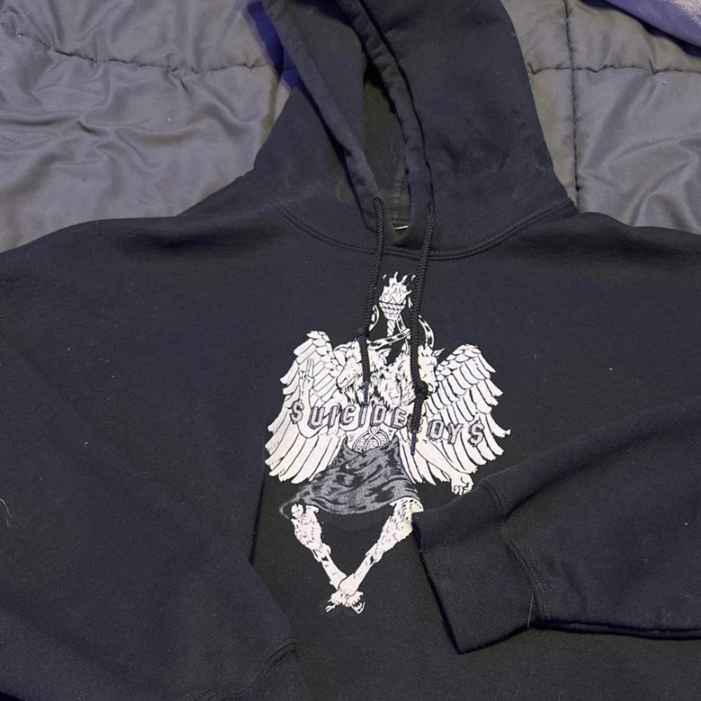 $uicideboy$ ETERNAL GREY TOUR BAPHOMET HOODIE SUPER RARE 2016!